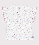 PETIT BATEAU BLUSA FLORAL WHITE MULTI