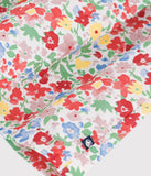 PETIT BATEAU VESTIDO LS TOP LISO FLORAL