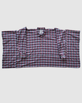 1/8 TAKAMURA BLUSA CUADRO M/L RED/GRAY UT