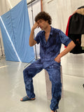 AMOR & ROSAS PANTALONES TIE DYE BLUE