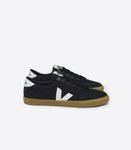 VEJA VOLLEY CANVAS BLACK WHITE NATURAL WOMAN
