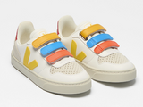 Veja v10 LEATHER WHITE TONIC KIDS