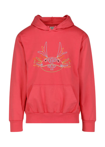 AMOR & ROSAS SUDADERA ANIMAL ENDEMICO PINK