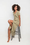 LA TROUPE VESTIDO SANDALO GREEN M