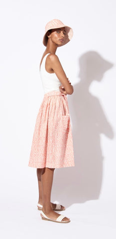 MAPOESIE FALDA SUZIE DAMIER PINK
