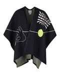 PAYS PONCHO SURREAL BLACK