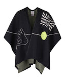 PAYS PONCHO SURREAL BLACK