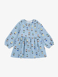 BOBO CHOSES VESTIDO GAME PAWNS LIGHT DENIM