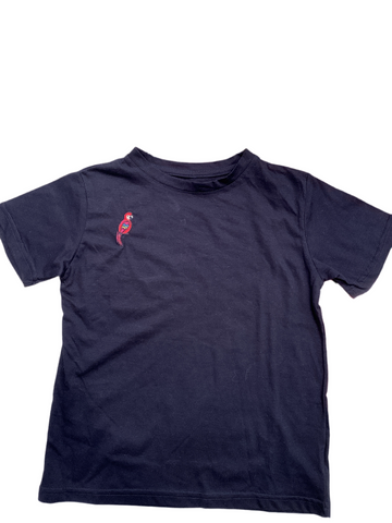180 CAMISETA KID BORDADO BLACK