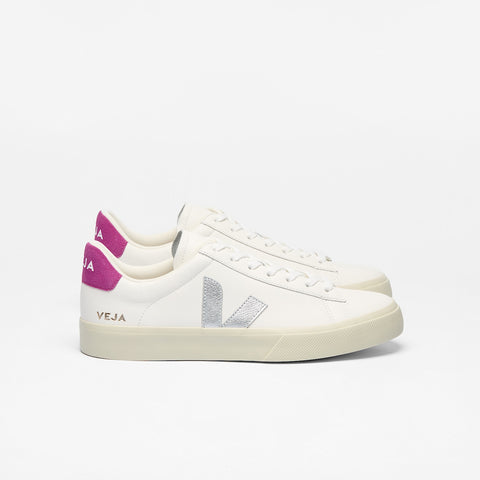 VEJA CAMPO LEATH WHI SILVER ULTRAVIOLET WOMAN