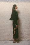 AMOR & ROSAS PANTALON SERPENT BLACK