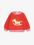 BOBO CHOSES SUETER ROCKING HORSE RED