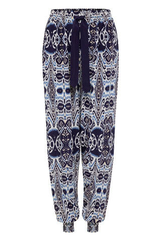 CAROLINA K PANTS GENIE IKAT BLUE