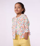 PETIT BATEAU CARDIGAN JERSEY FLORAL