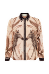 CAROLINA K BLUSA CARMEN ZEBRA CREAM
