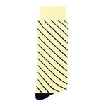 SKUNK SOCKS INCLINED LINES YELLOW 