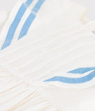 PETIT BATEAU VESTIDO CON OLANES WHITE