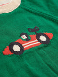 BOBO CHOSES SUETER RACE CAR GREEN