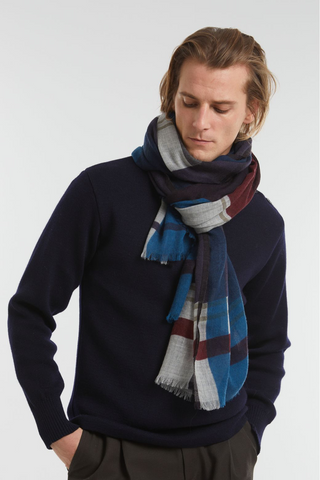 MAPOESIE DIVINE GRAY/BLUE BUFANDA
