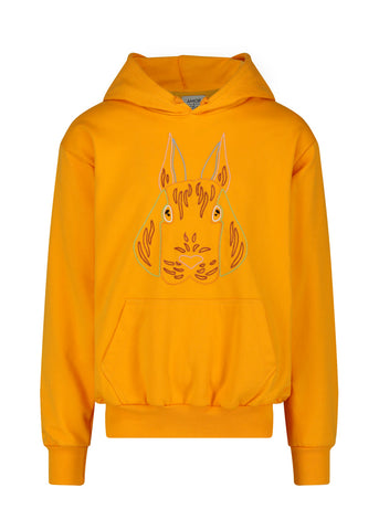 AMOR & ROSAS SUDADERA ANIMAL ENDEMICO YELLOW