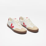 VEJA VOLLEY OT LEATH WHITE PEK BARK WOMAN