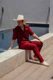 GUIRI CONJUNTO LINO RED