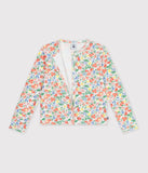PETIT BATEAU CARDIGAN JERSEY FLORAL