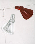 JUANA DE MEXICO KNOT BAG SILVER