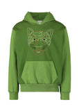 AMOR & ROSAS SUDADERA ANIMAL ENDEMICO GREEN