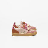 VEJA V10 LEATH BABE PLATINE KIDS
