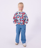 PETIT BATEAU SUDADERA FLORAL MULTI
