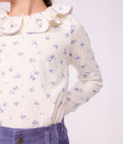 PETIT BATEAU BLUSA LS PANA FLORAL