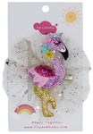 LILY AND MOMO CLIPS TULLE FLAMINGO