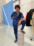 AMOR & ROSAS PANTALONES TIE DYE BLUE