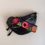 FLYLIKESTORE RINONERA EMMA BLACK CON BORDADO
