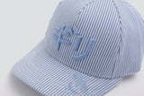 GUIRI GORRA RAYAS GOTICO DENIM