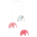 FLENSTED MOBILE KIDS OELEPHANTS PINK