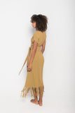LA TROUPE VESTIDO SANDALO GREEN M