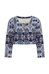 CAROLINA K JACKET ALINNE IKAT BLUE