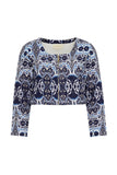 CAROLINA K JACKET ALINNE IKAT BLUE