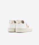 VEJA V-10 LTH WHITE PLATINE WOMAN