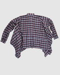 1/8 TAKAMURA BLUSA CUADRO M/L RED/GRAY UT