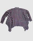 1/8 TAKAMURA BLUSA CUADRO M/L RED/GRAY UT