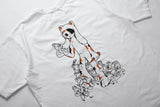 GUIRI CAMISETA CALICO CONEJO WHITE
