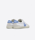 VEJA VOLLEY CANVAS WHITE AQUA WOMAN
