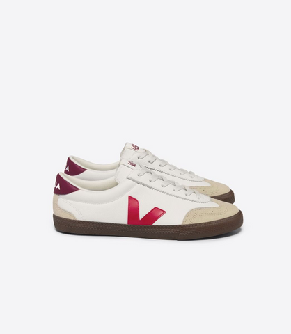 VEJA VOLLEY O.T LEATH WHITE PEK BARK MAN
