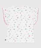 PETIT BATEAU BLUSA FLORAL WHITE MULTI