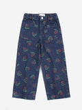 BOBO CHOSES PANTALON DENIM STAMP BLOOM