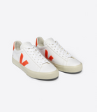 VEJA CAMPO CHROMEFREE EXTRA WHITE ORANGE FLUO MAN