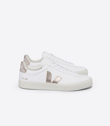 VEJA CAMPO CHROMEFREE WHITE PLATINE WOMAN